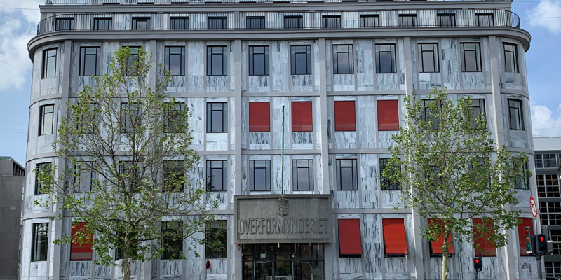 Foto af Beskæftigelsesministeriets facade